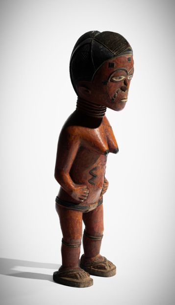 BAOULÉ, CÔTE D'IVOIRE, 
Statuette féminine...