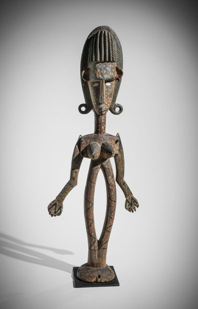 * BOZO, MALI.
Marotte Meeren en bois dur...