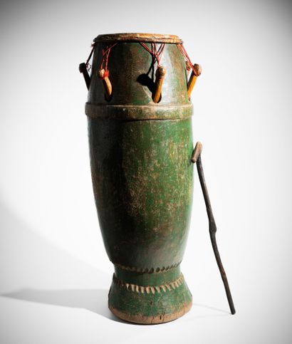 ASHANTI/ AKAN, GHANA,
Beau tambour « Kpanlogo...