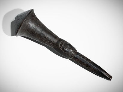BAOULÉ, CÔTE D'IVOIRE
Manche de chasse mouche...