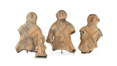 Bura, Niger
Quatre fragments d'urnes funéraires,...