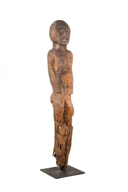 Bocio, Fon, Bénin
Personnage formant poteau
Bois...