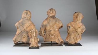 Bura, Niger
Quatre fragments d'urnes funéraires,...