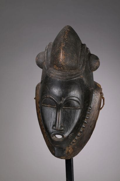 Grand masque Baoule, Côte d'Ivoire. 
Tête...