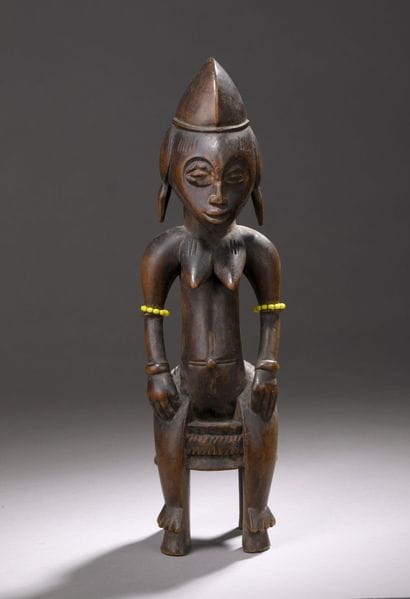 Statuette féminine Senoufo, Côte d'Ivoire
Statuette...