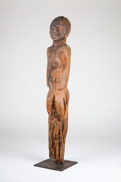 Bocio, Fon, Bénin
Personnage formant poteau
Bois...