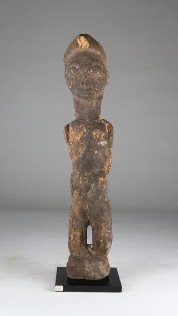 Statuette féminine, Baoulé, Côte d'Ivoire
Bois,...