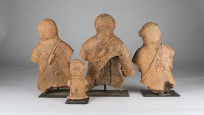 Bura, Niger
Quatre fragments d'urnes funéraires,...