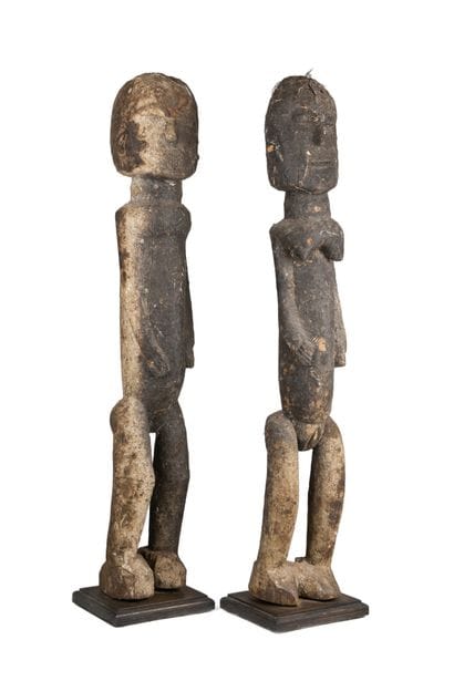 Couple Lobi, Burkina Faso 
Les mains plaquées...