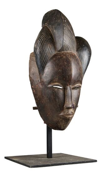 Masque, Guro, Côte d'Ivoire
Bois dur, patine...