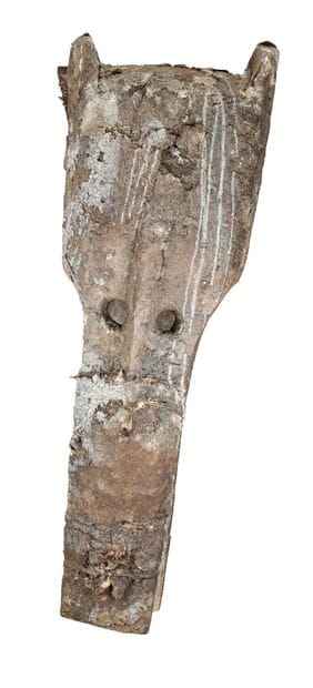 Grand masque animalier « Kono » Bambara,...