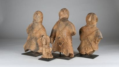 Bura, Niger
Quatre fragments d'urnes funéraires,...