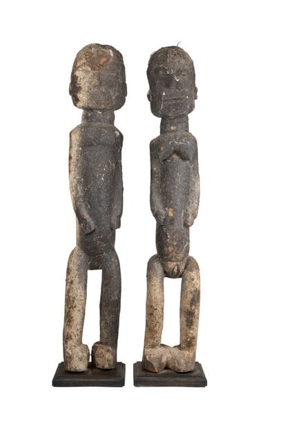 Couple Lobi, Burkina Faso 
Les mains plaquées...