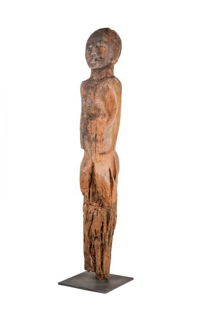 Bocio, Fon, Bénin
Personnage formant poteau
Bois...