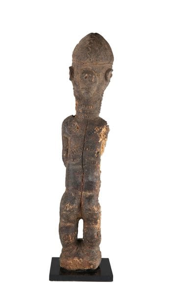 Statuette féminine, Baoulé, Côte d'Ivoire
Bois,...