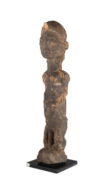 Statuette féminine, Baoulé, Côte d'Ivoire
Bois,...