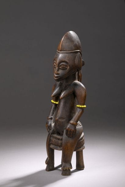 Statuette féminine Senoufo, Côte d'Ivoire
Statuette...