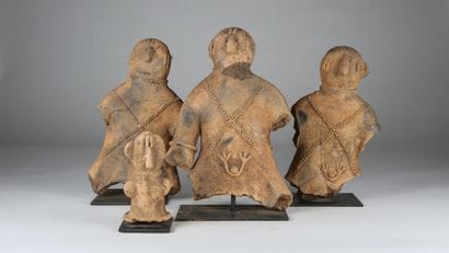 Bura, Niger
Quatre fragments d'urnes funéraires,...