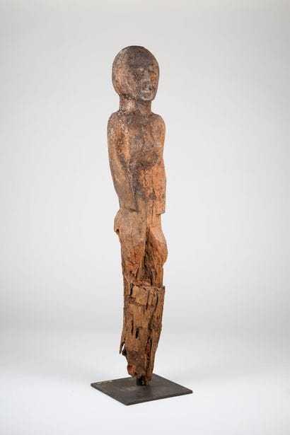 Bocio, Fon, Bénin
Personnage formant poteau
Bois...