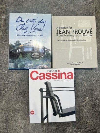 Three books on architecture and design, including...
