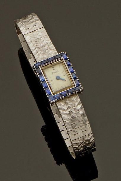 PIAGET
Bracelet montre de dame tout or gris...