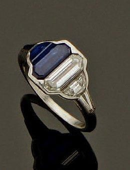 Originale bague des années 1930, monture...