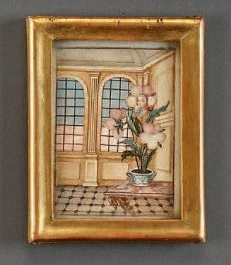 Aquarelle provenant du cabinet de Jean-François...
