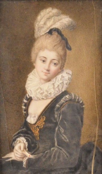 École FRANÇAISE de la fin du XIXe siècle
Femme...