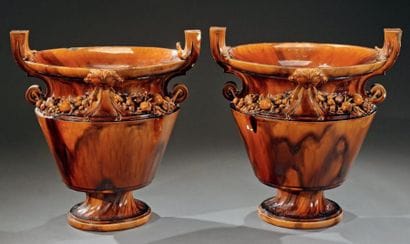 Clément MASSIER (1844-1917)
Paire de grands...