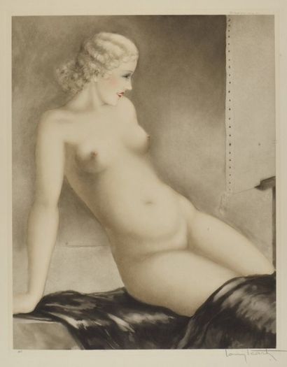 Louis ICART (1888-1950)
Modèle I (My Modèle),...