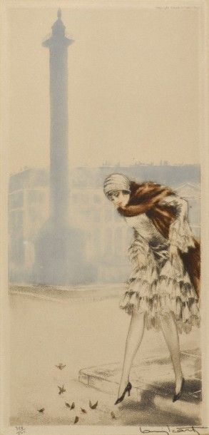 Louis ICART (1888-1950)
Sur les quai & Place...