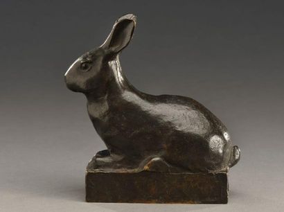 François POMPON (1855-1933)
Lapin, le modèle...