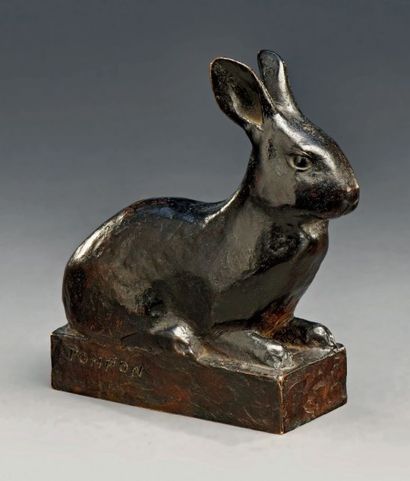 François POMPON (1855-1933)
Lapin, le modèle...