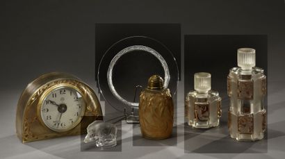 RENE LALIQUE (1860-1945)
Moineaux, modèle...