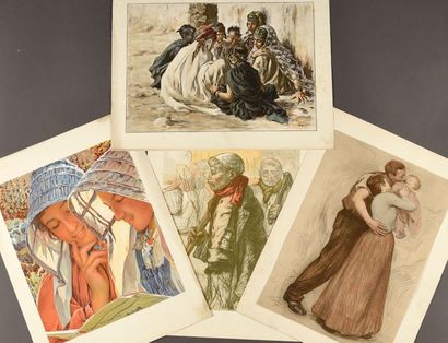 Etienne ALPHONSE DINET (1861-1929)
Jeunes...