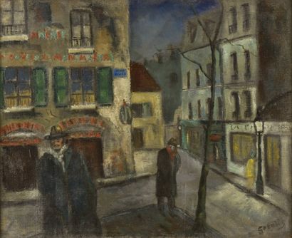 ÉCOLE MONTMARTOISE
Montmartre, la «mairie»
Huile...