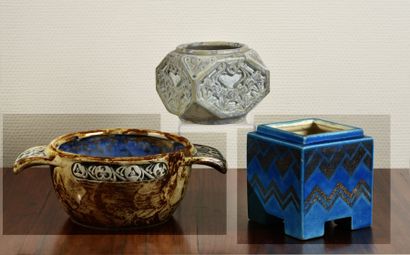 Grès MOUGIN & Louis MAJORELLE (1859-1926)...