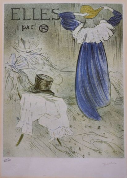 D'après Henri de TOULOUSE LAUTREC (1864-1901)
Jane...