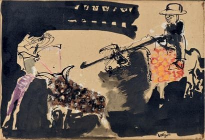 Bernard LORJOU (1908-1986)

Tauromachie
Technique...