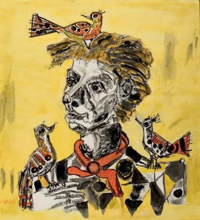 Paul AIZPIRI (1919-2016)

L'oiseleur
Aquarelle,...