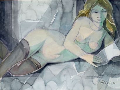 Camille HILAIRE (1916-2004)

Nu aux bas noirs
Aquarelle...
