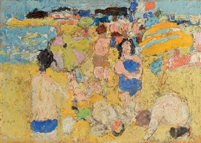 André COTTAVOZ (1922-2012)

La plage orange,...