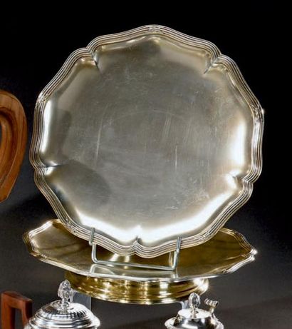 PUIFORCAT
Paire de présentoirs en argent...