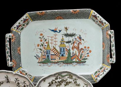 ROUEN Manufacture GUILLEBAUD
Bannette octogonale...
