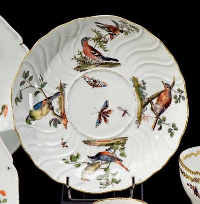 ALLEMAGNE, MEISSEN
Présentoir en porcelaine...