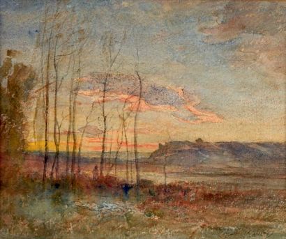 François Auguste RAVIER (1814-1895)
Paysage...