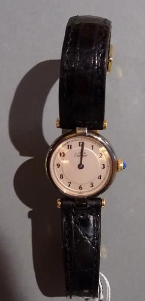 MUST de CARTIER
Montre de dame en vermeil...