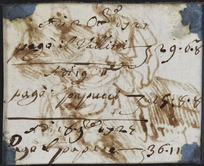 École ITALIENNE vers 1600
Étude de personnages
Plume...