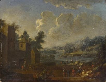 École FLAMANDE du XVIII e siècle
Paysage...