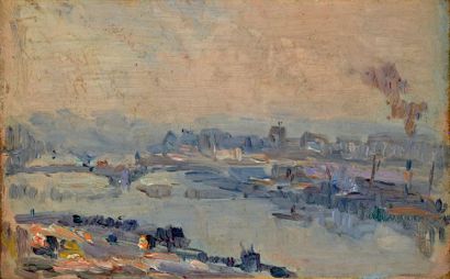 ALBERT LEBOURG (1849-1928)
Brume sur la Seine
Huile...